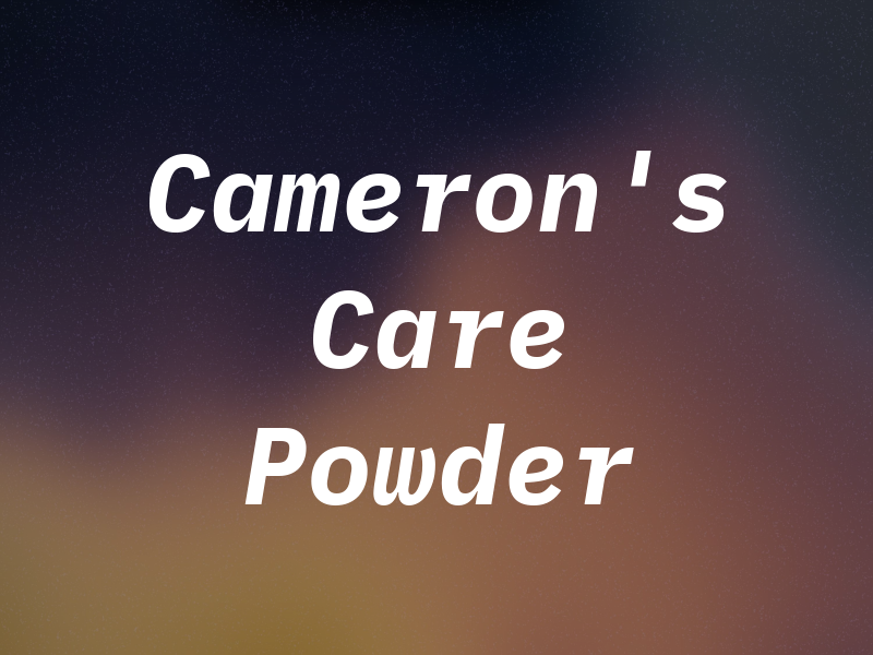 Cameron's Car Care & Powder Ct