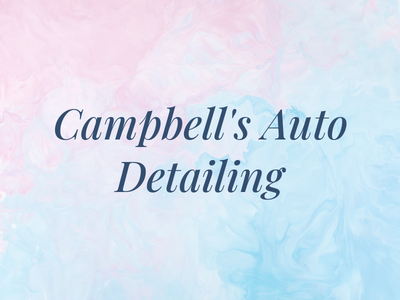 Campbell's Auto Detailing