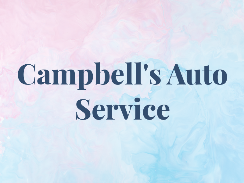 Campbell's Auto Service