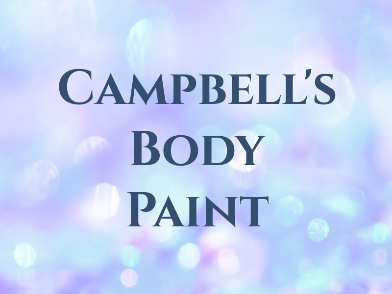 Campbell's Body & Paint