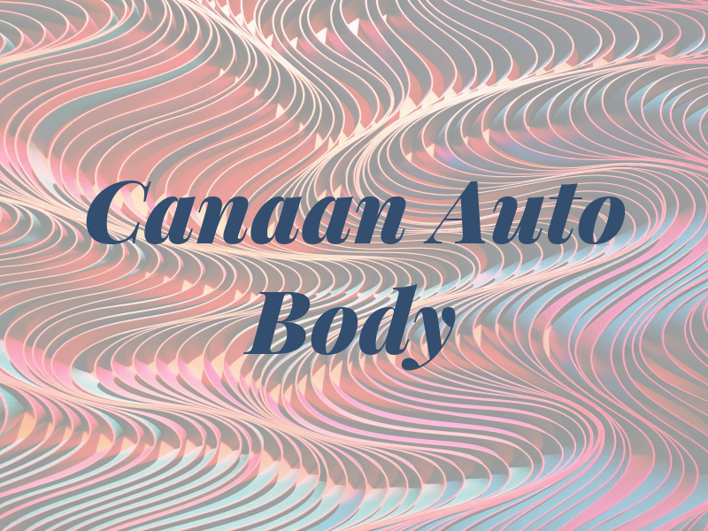 Canaan Auto Body
