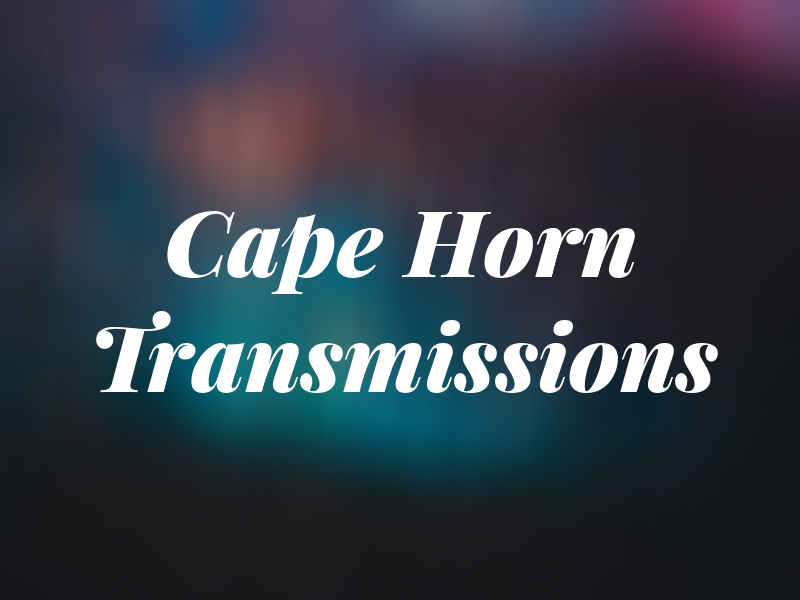 Cape Horn Transmissions