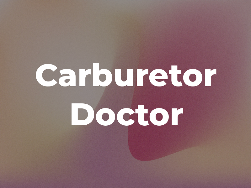 Carburetor Doctor