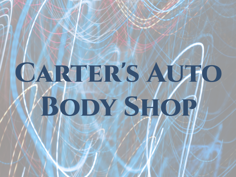 Carter's Auto Body Shop
