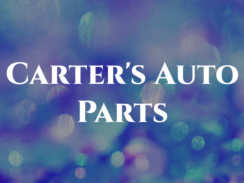Carter's Auto Parts
