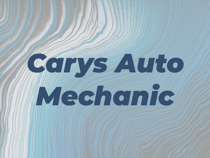 Carys Auto Mechanic