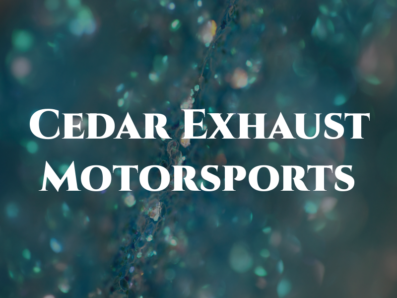 Cedar Ave Exhaust and Motorsports