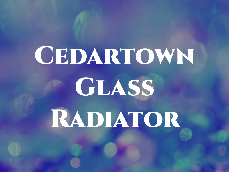 Cedartown Glass & Radiator Co