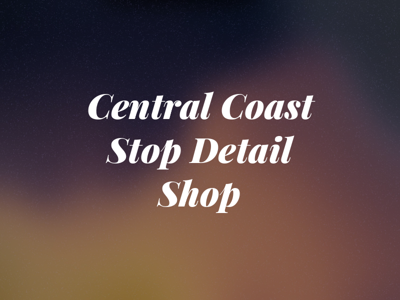 Central Coast One Stop Detail Shop