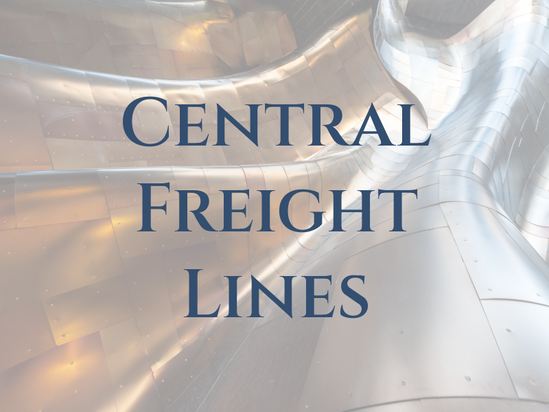 Central Freight Lines Inc