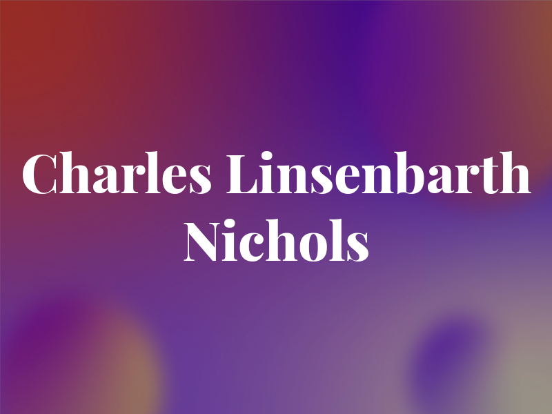 Charles Linsenbarth Nichols