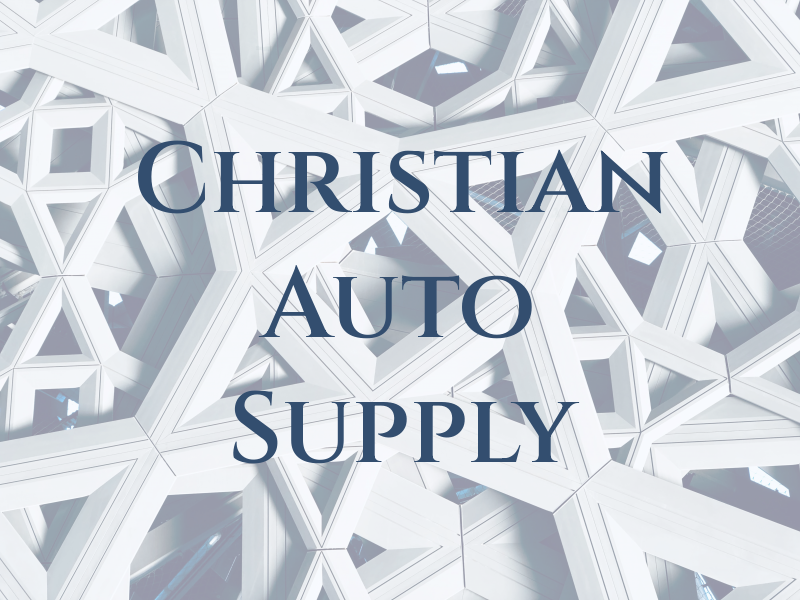 Christian Auto Supply Co