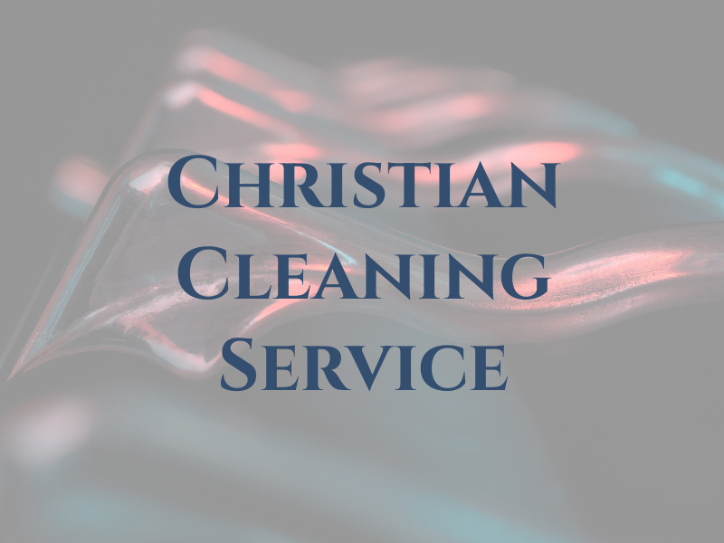 Christian Cleaning Service