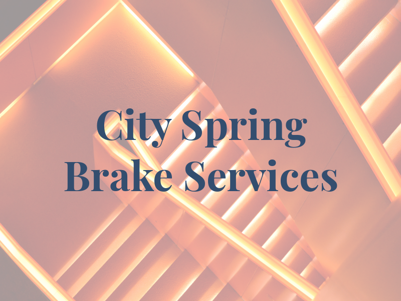 City Spring & Brake Services