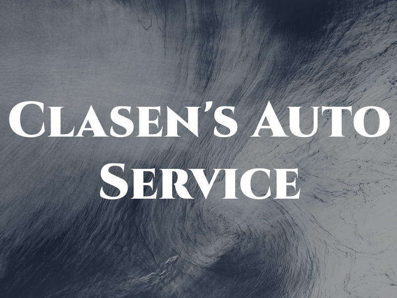 Clasen's Auto Service