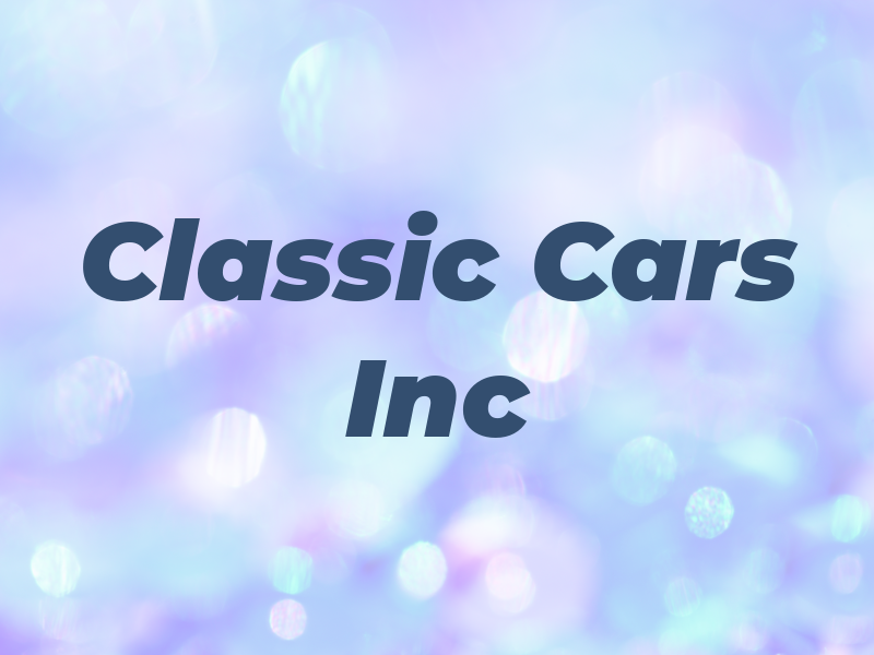 Classic Cars Inc