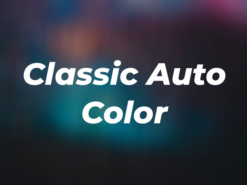 Classic Auto Color