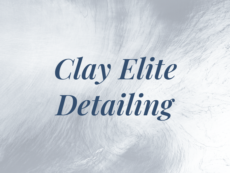 Clay G's Elite Detailing