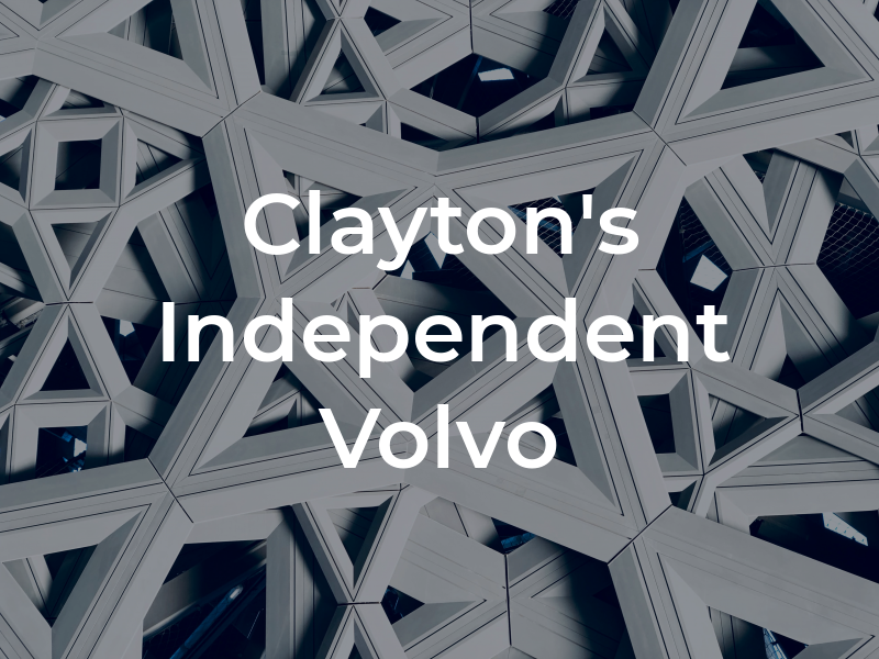 Clayton's Independent Volvo