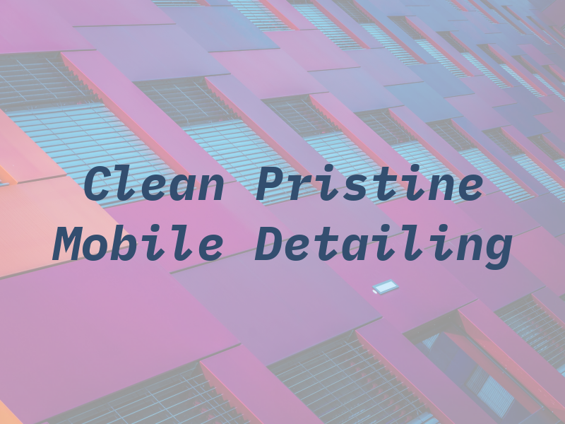 Clean N Pristine Mobile Detailing
