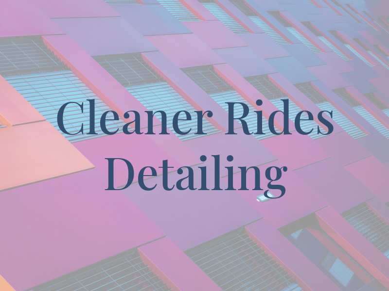 Cleaner Rides Detailing