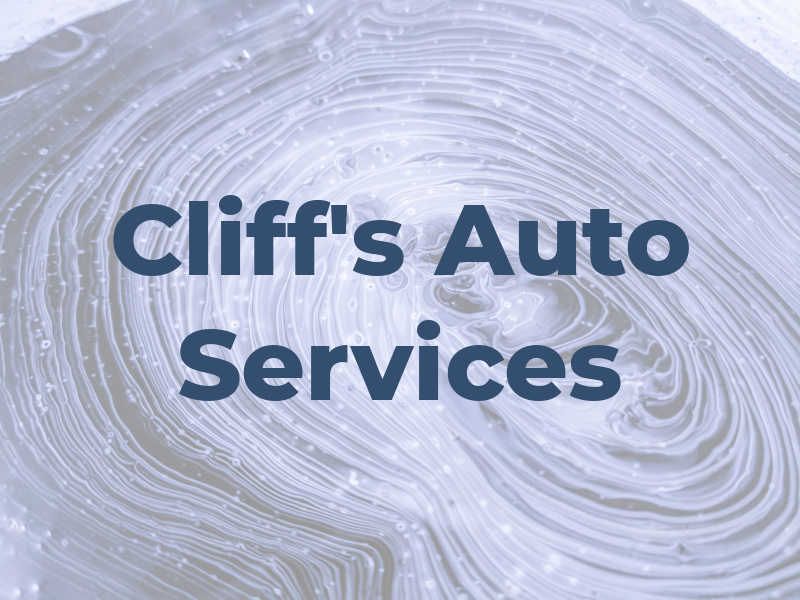 Cliff's Auto Services