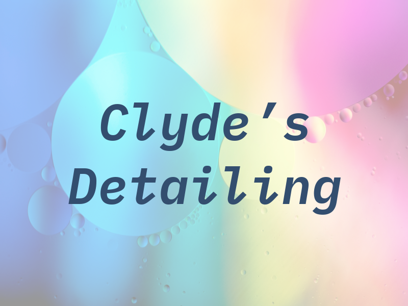 Clyde's Detailing