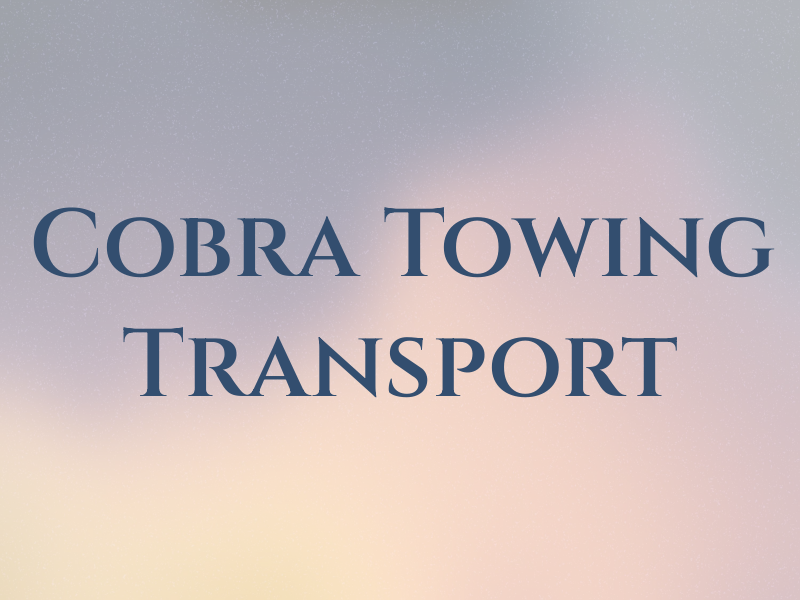 Cobra Towing & Transport
