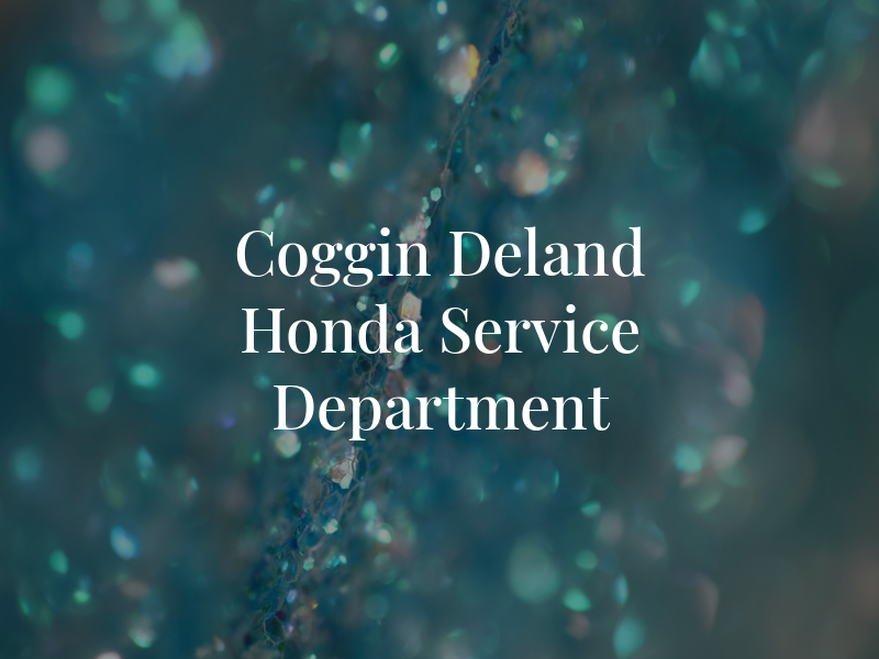 Coggin Deland Honda Service Department