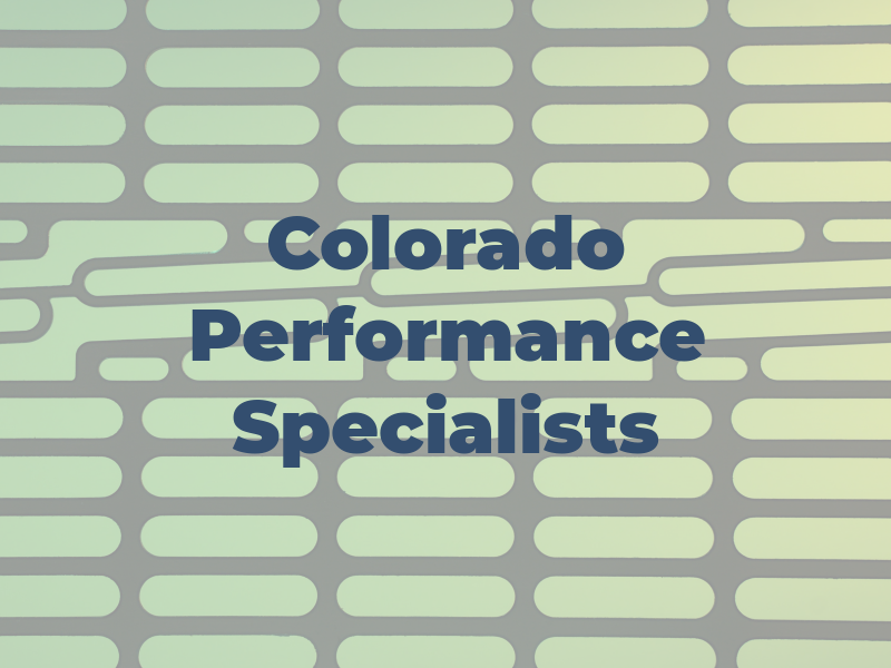 Colorado Performance Specialists