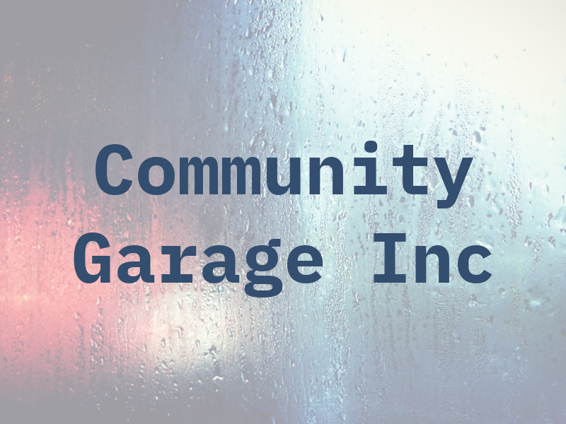 Community Garage Inc