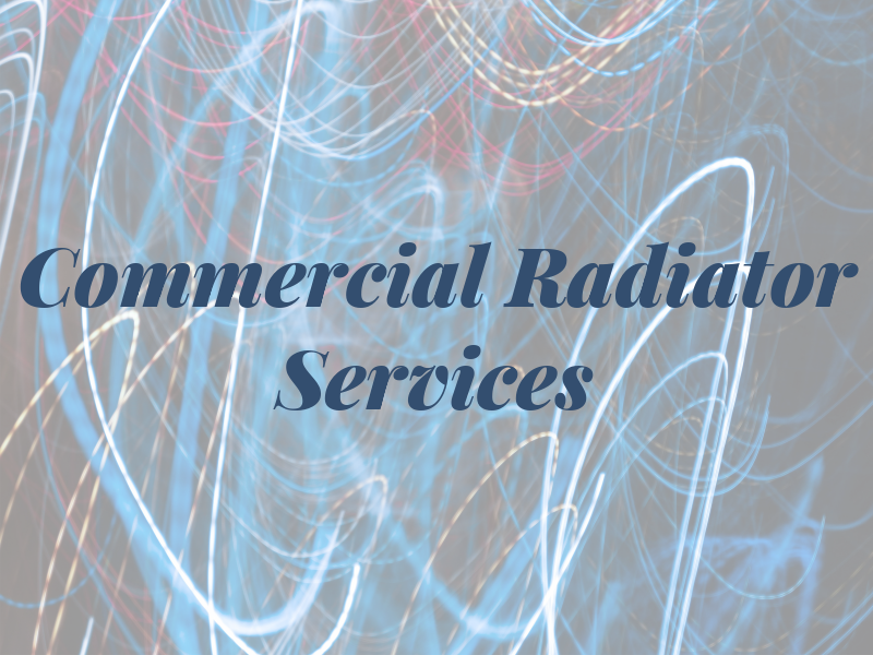 Commercial Radiator Services