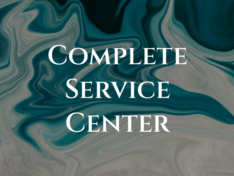 Complete Service Center