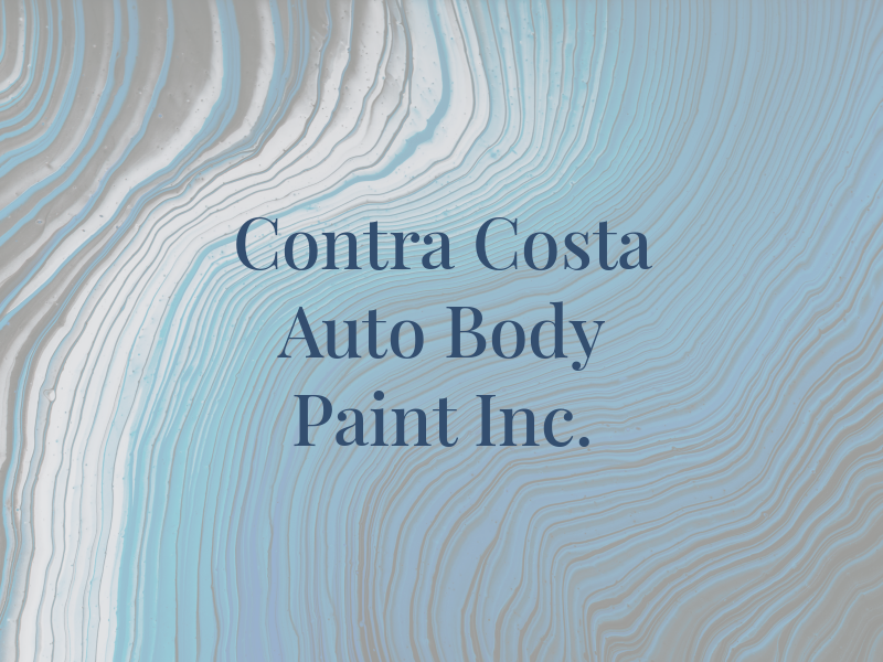 Contra Costa Auto Body & Paint Inc.