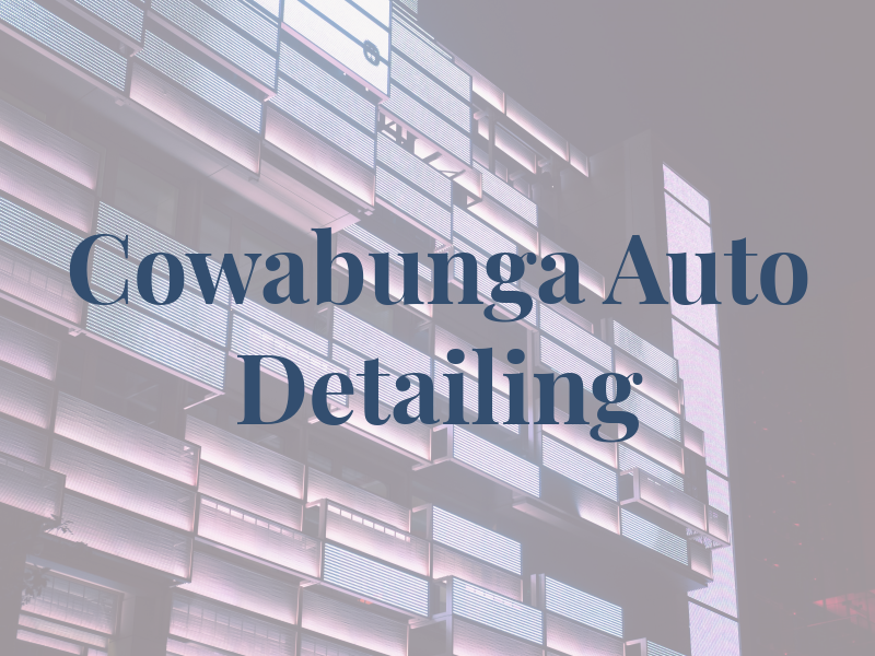 Cowabunga Auto Detailing