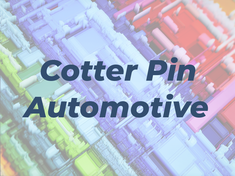 Cotter Pin Automotive