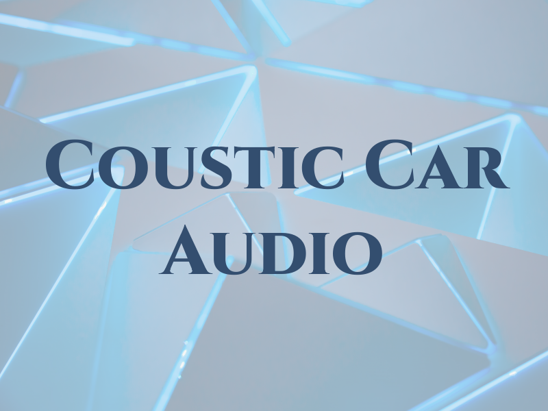 Coustic Car Audio