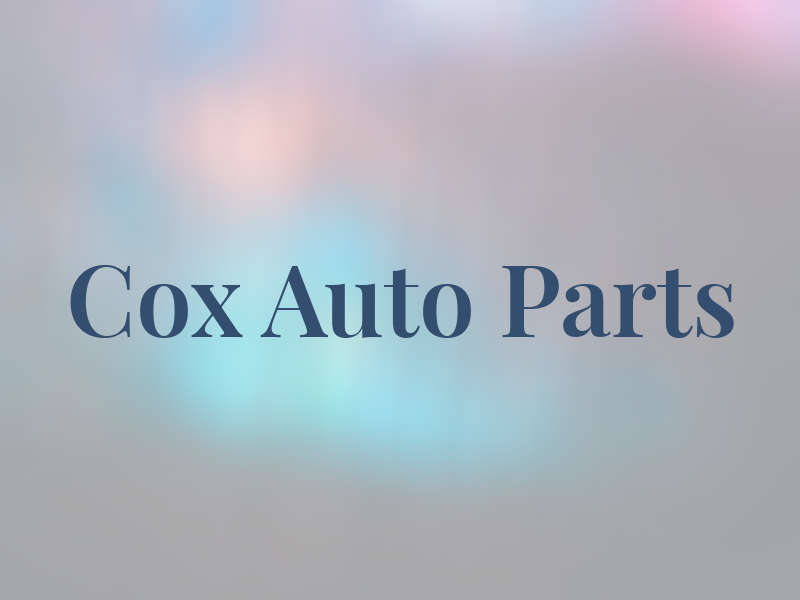 Cox Auto Parts