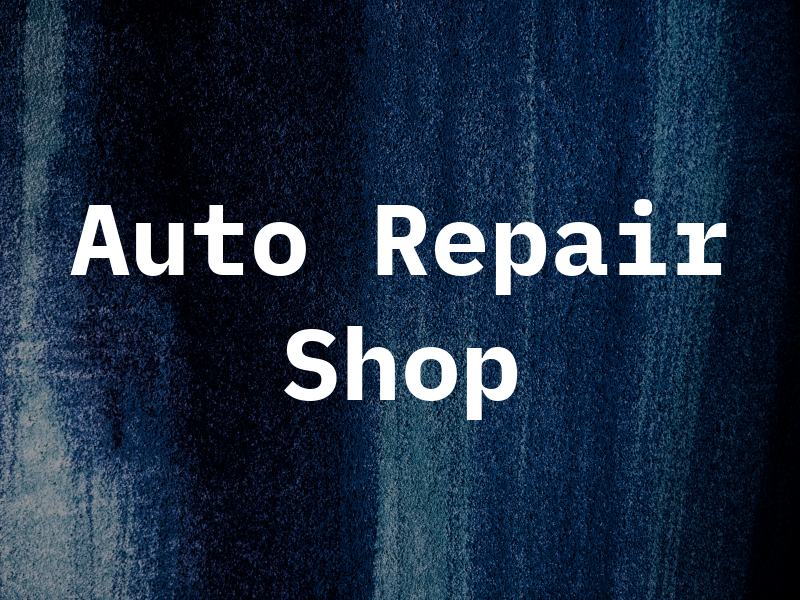 Cox Auto Repair Shop