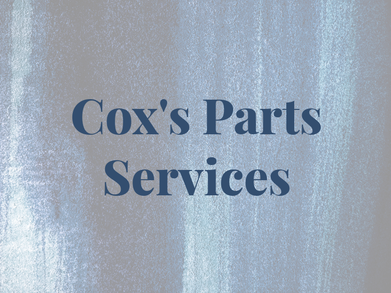 Cox's Parts & Services