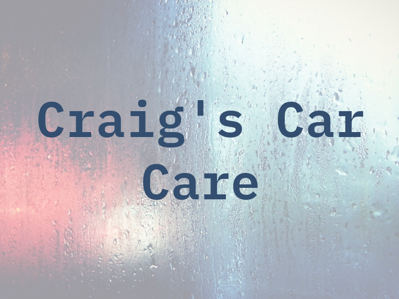 Craig's Car Care