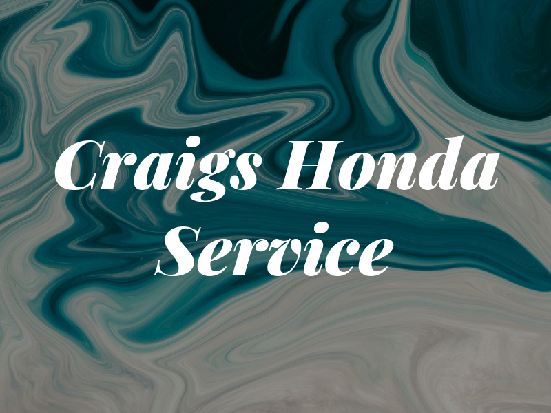 Craigs Honda Service