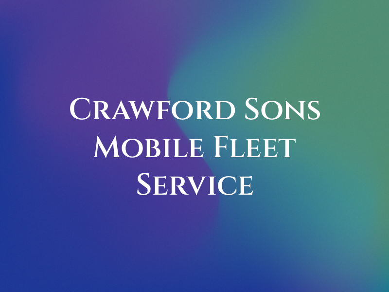 Crawford and Sons Mobile Fleet Service