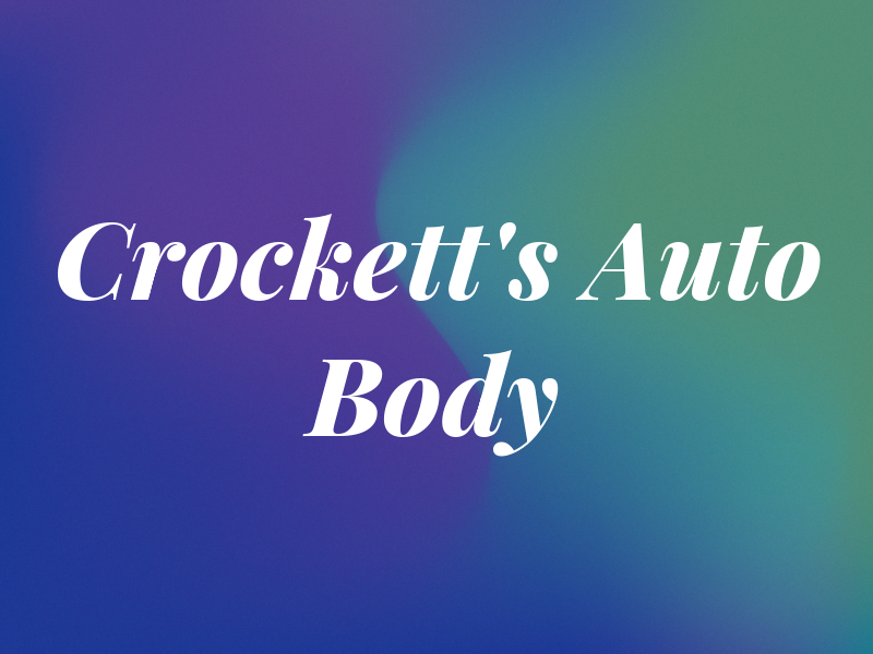 Crockett's Auto Body
