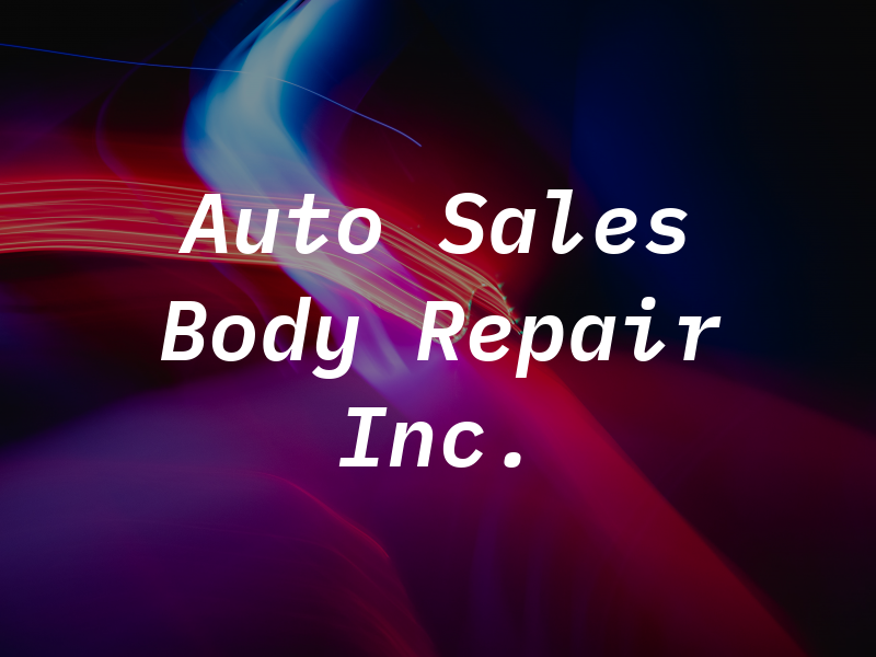 D & S Auto Sales & Body Repair Inc.