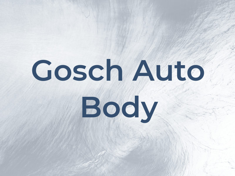D Gosch Auto Body
