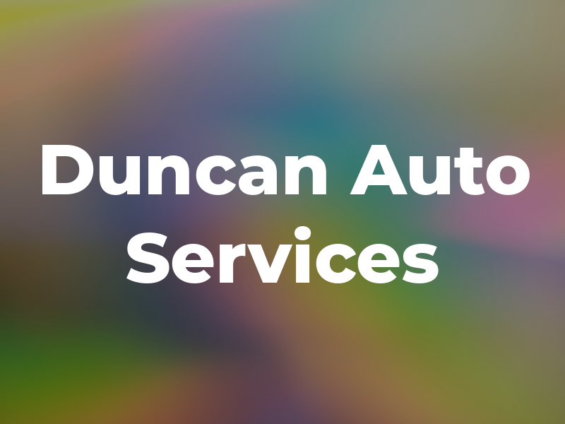 Duncan Auto Services