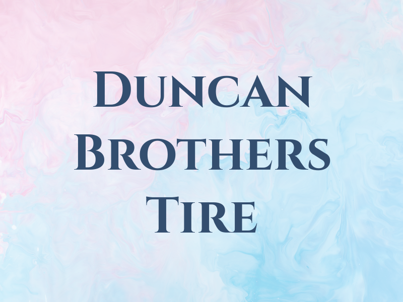 Duncan Brothers Tire Co
