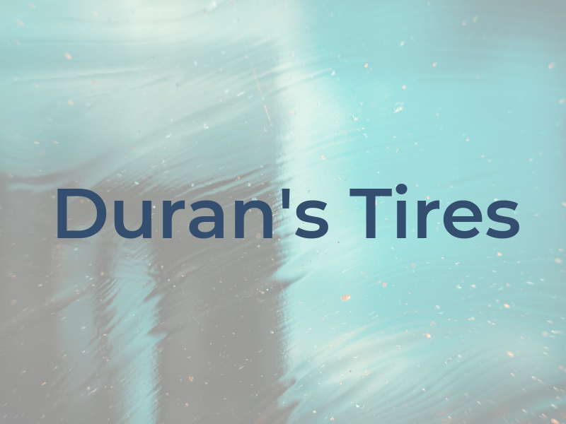 Duran's Tires