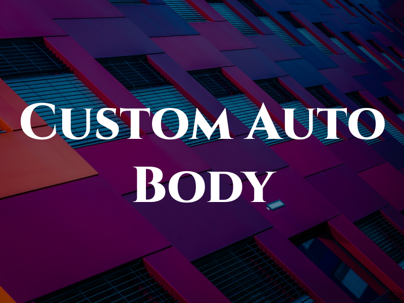 DC Custom Auto Body LLC